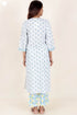 Cotton Kurta And Pant Set In Block Print