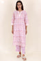 Cotton Kurta And Pant Set In Floral Print