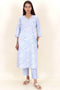 Cotton Kurta And Pant Set In Block Print