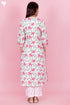 Cotton Kurta Pant Set With Dupatta In Block Print