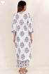 Cotton Kurta And Pant Set In Block Print