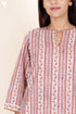 Bizzy Lizzy Kurta And Pant Set With Kota Dupatta In Block Print