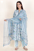 Bizzy Lizzy Kurta Pant Set With Dupatta In Block Print