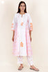 Cotton Kurta Pant Set With Dupatta Set In Block Print