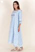 Cotton Kurta And Pant Set With Dupatta In Block Print