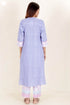 Cotton Kurta And Pant Set With Dupatta In Block Print
