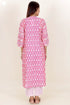 Cotton Kurta And Pant Set With Dupatta In Block Print