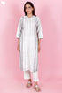 Chanderi Silk Kurta Pant And Dupatta Set In Block Print