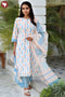 Chanderi Silk Kurta Pant And Dupatta Set In Block Print