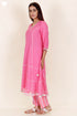 Kota Doria Kurta Pant And Dupatta Set With Gota Patti