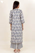 Cambric Cotton Kurta And Pant Set In Floral Print