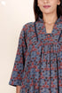 Cotton Dobby Kurta And Pant Set In Block Print
