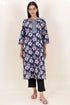 Cambric Cotton Kurta And Pant Set In Floral Print