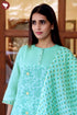 Chanderi Silk Kurta Pant And Dupatta Set In Block Print