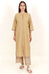 Khaadi Cotton Kurta And Pant Set With Block Print