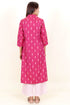 Ikat Cotton Kurta And Pant Set