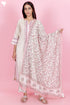 Chanderi Silk Kurta And Pant Set With Block Print
