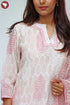 Chanderi Silk Kurta Dupatta And Pant Set With Block Print