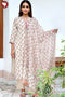 Chanderi Silk Kurta Pant Set With Dupatta Block Print