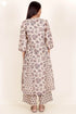 Chanderi Silk Kurta Pant With Dupatta In Floral Block Print