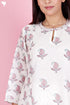 Chanderi Silk Kurta Pant And Dupatta Set In Block Print