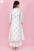Chanderi Silk Kurta Pant And Dupatta Set In Block Print