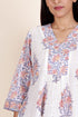 Cotton Kurta Pant And Dupatta Set In Block Print