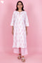 Cotton Kurta And Pant Set In Block Print