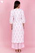 Cotton Kurta And Pant Set In Block Print