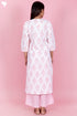 Cotton Kurta And Pant Set In Block Print
