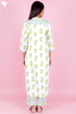 Cambric Cotton Kurta And Pant Set In Block Print