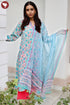 Mulmul Cotton Kurta Pant Set With Dupatta In Block Print