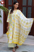 Chanderi Silk Kurta Pant Set With Dupatta Block Print