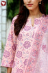 Bizzy Lizzy Kurta Pant Set With Kota Dupatta In Block Print