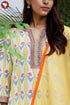 Chanderi Silk Kurta Pant And Dupatta Set In Block Print