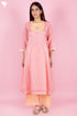 Chanderi Silk Kurta Pant Set With Dupatta Gota Patti