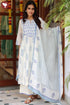 Chanderi SilkKurta Pant Set With Dupatta Block Print