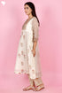 Chanderi Silk Kurta Pant Set With Dupatta Block Print