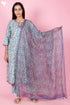 Bizzy Lizzy Kurta Pant Set With Dupatta In Block Print