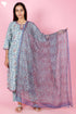 Bizzy Lizzy Kurta Pant Set With Dupatta In Block Print