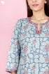 Bizzy Lizzy Kurta Pant Set With Dupatta In Block Print