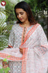 Bizzy Lizzy Kurta Pant With Dupatta In Block Print