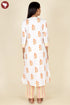 Cambric Cotton Kurta Pant With Dupatta In Floral Block Print
