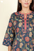 Cambric Cotton Kurta And Pant Set In Floral Print