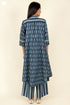 Cambric Cotton Kurta And Pant Set In Block Print