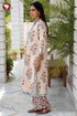Tussar Silk Kurta Pant with Dupatta in Block Print