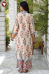 Tussar Silk Kurta Pant with Dupatta in Block Print