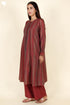 Khaadi Cotton Maroon Kurta and Pant Set