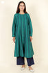 Khaadi Cotton Emerald Green Kurta and Pant Set in Block Print