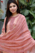 Mulmul Cotton Kurta Pant And Dupatta Set In Block Print